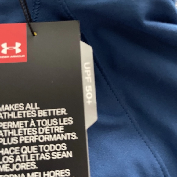 NWT Under Armor Women’s Blue UA Golf 1/4 Zip UPF 50+ XL Happy Gilmore - Picture 11 of 12